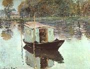Claude Monet The Studio Boat china oil painting artist